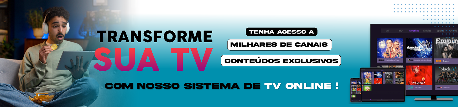 BANNER TV ONLINE 1920 x 450 px